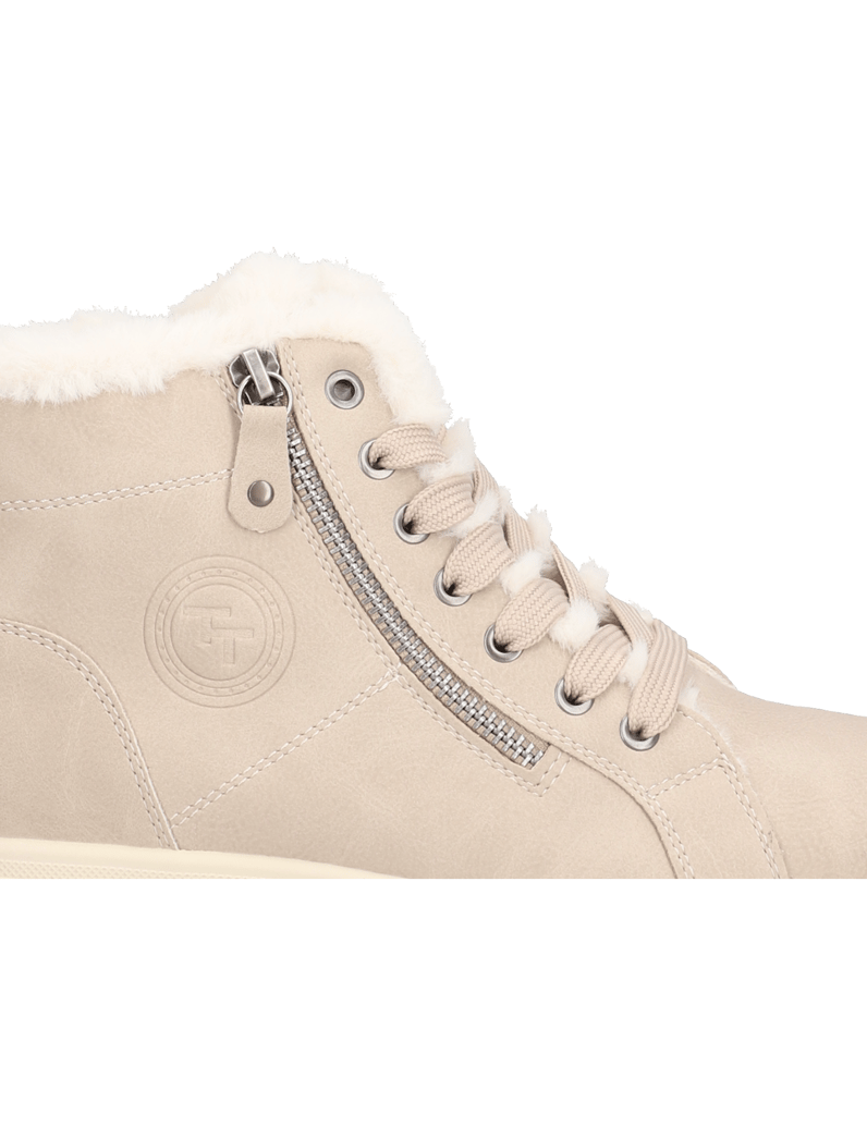 Tom-Tailor-Schnürboot-beige