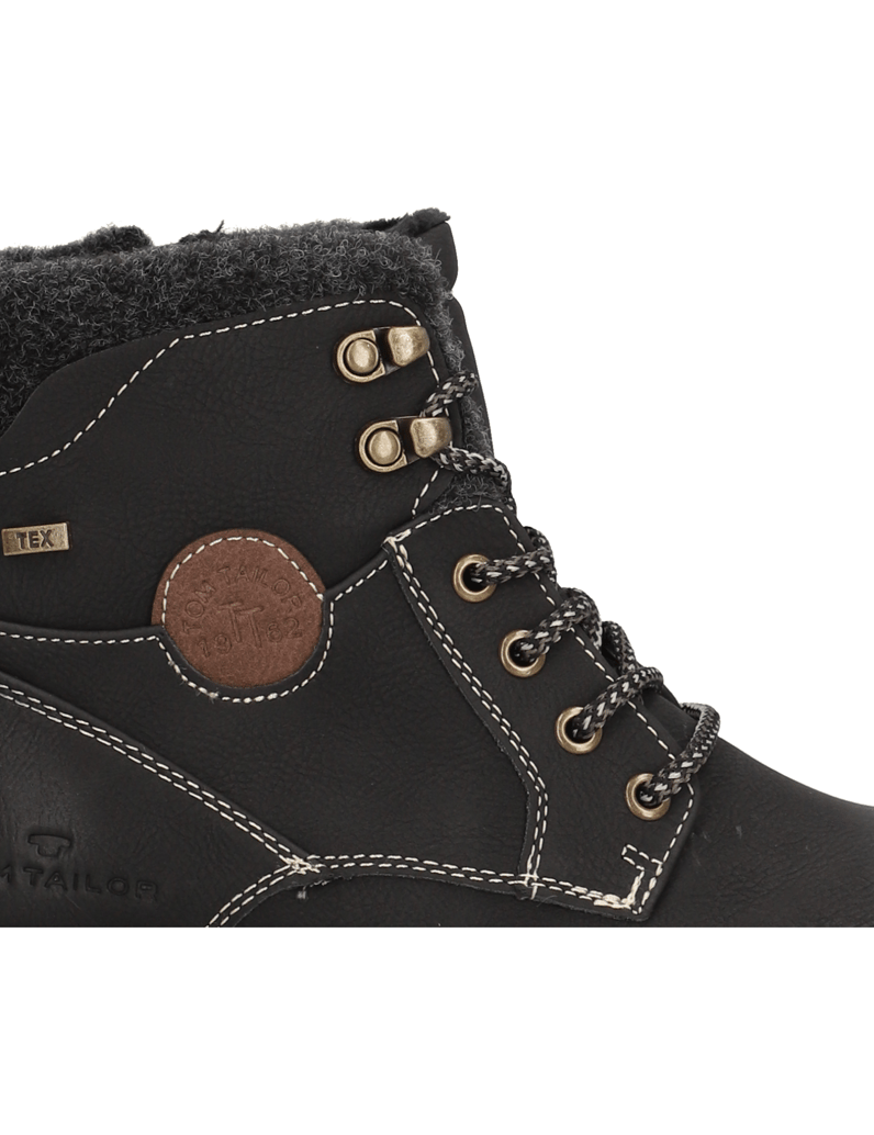 Tom-Tailor-Schnürboot-schwarz