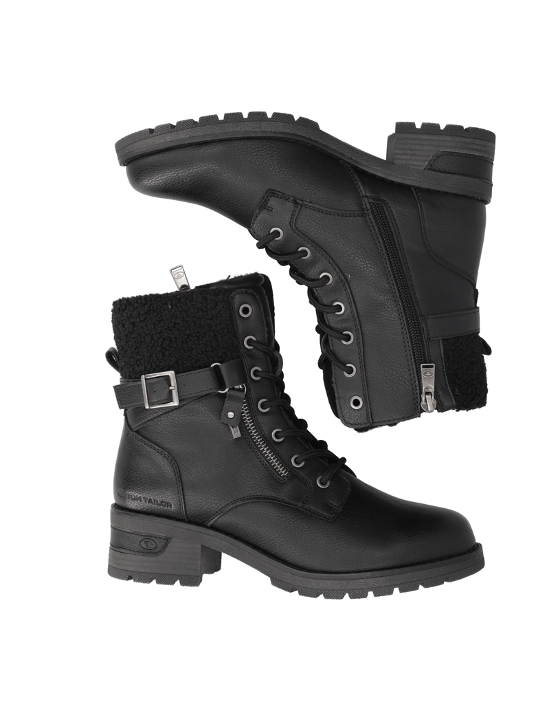 Tom-Tailor-Schnürboot-schwarz