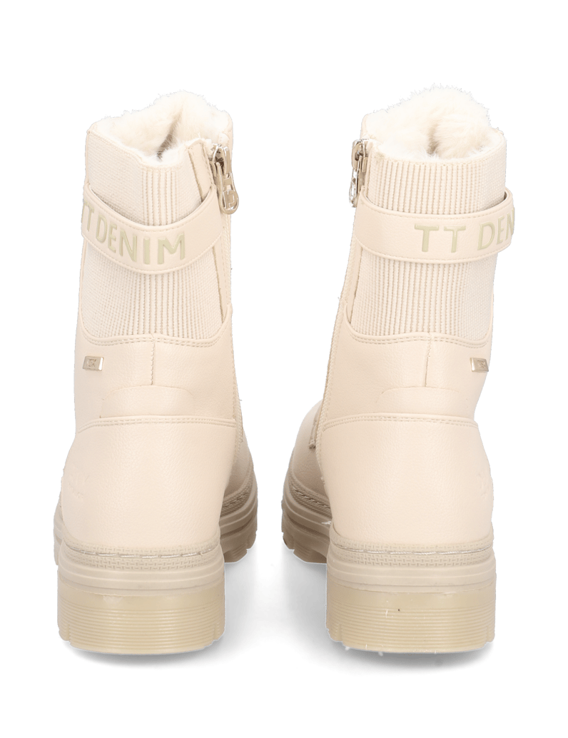 Tom-Tailor-Schnürboot-beige