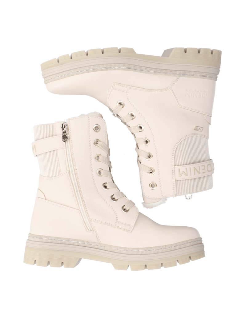 Tom-Tailor-Schnürboot-beige