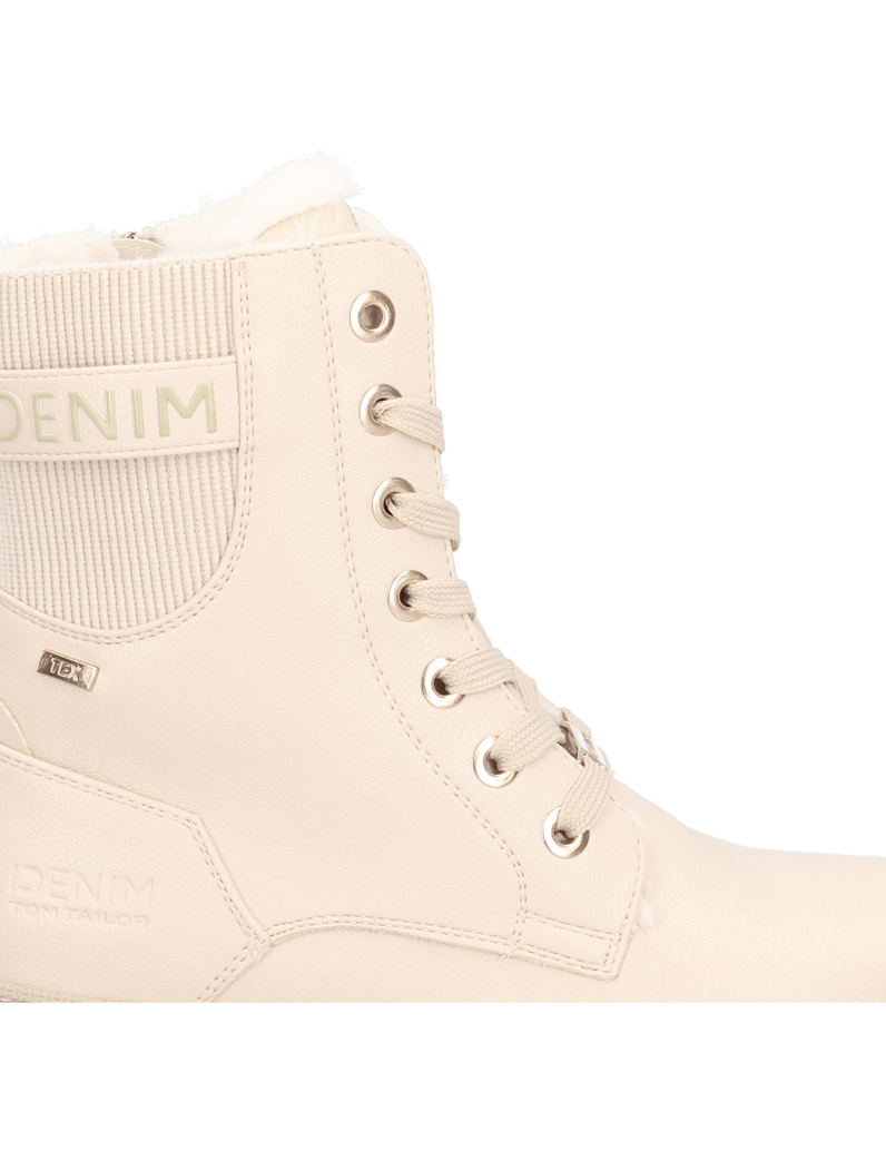 Tom-Tailor-Schnürboot-beige