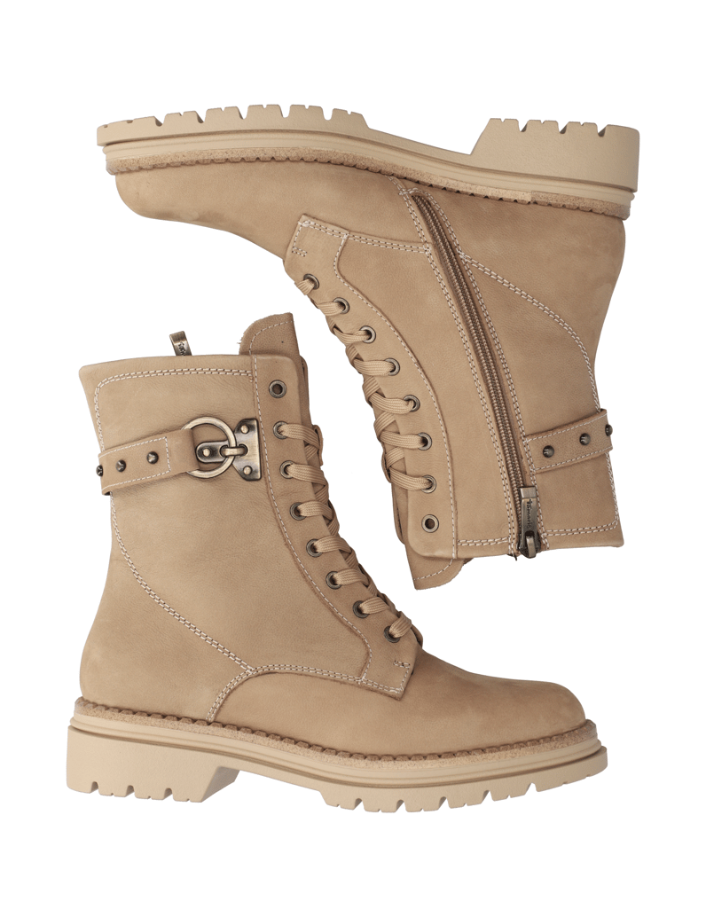 TAMARIS-Schnürboot-beige