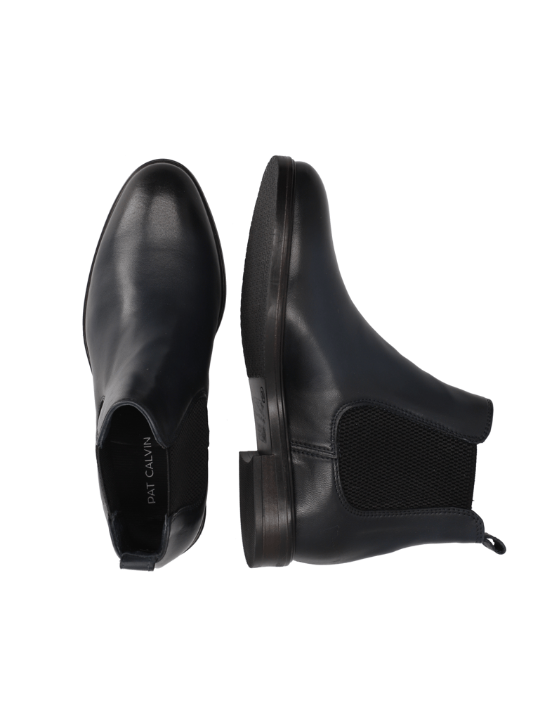 Pat-Calvin-Glattleder-Chelsea-Boot-blau