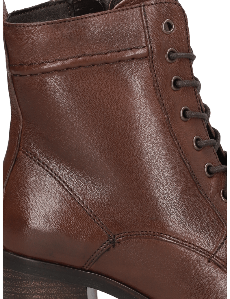 Pat-Calvin-Glattleder-Schnürstiefelette-braun