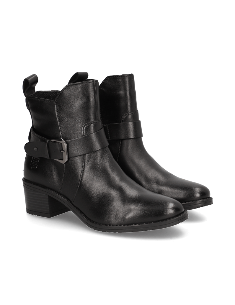 TT.-BAGATT-Glattleder-Stiefelette-schwarz