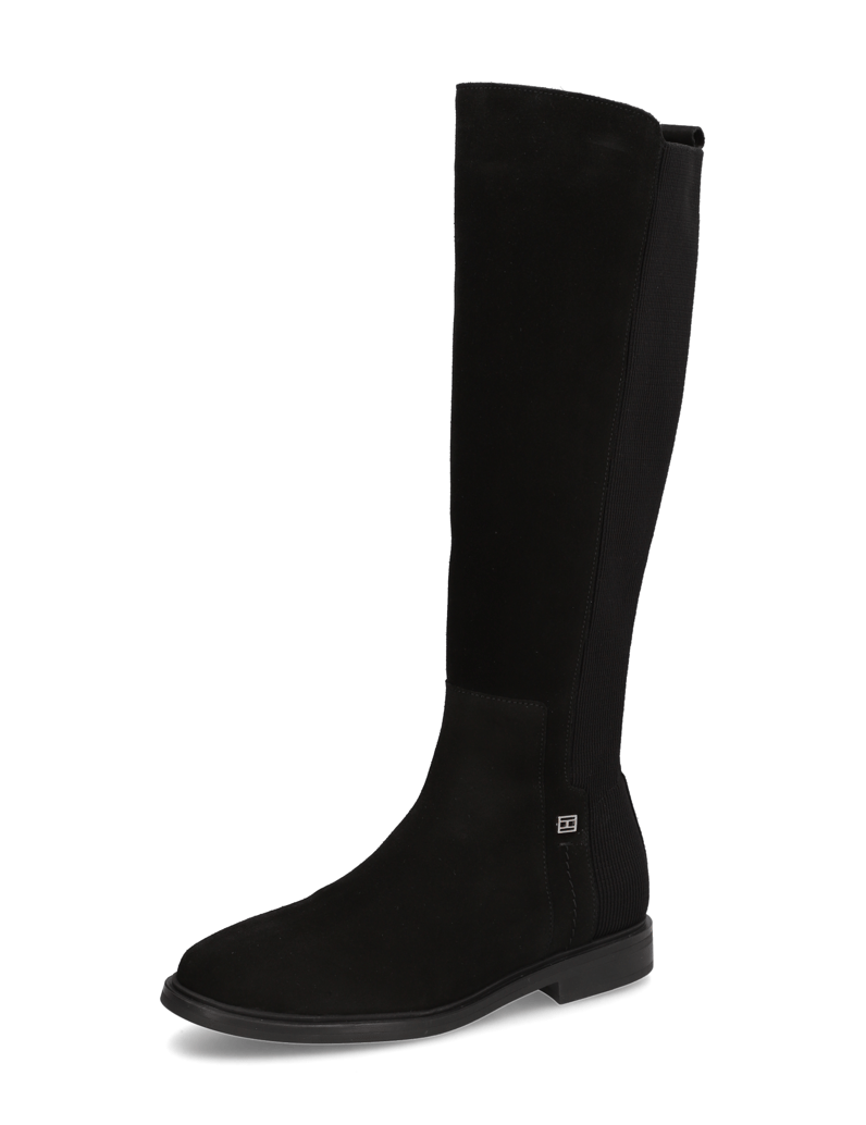 Tommy-Hilfiger-ESSENTIAL-FLAT-LONG-BOOT-schwarz