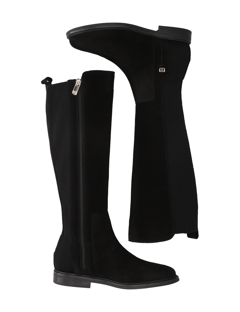 Tommy-Hilfiger-ESSENTIAL-FLAT-LONG-BOOT-schwarz