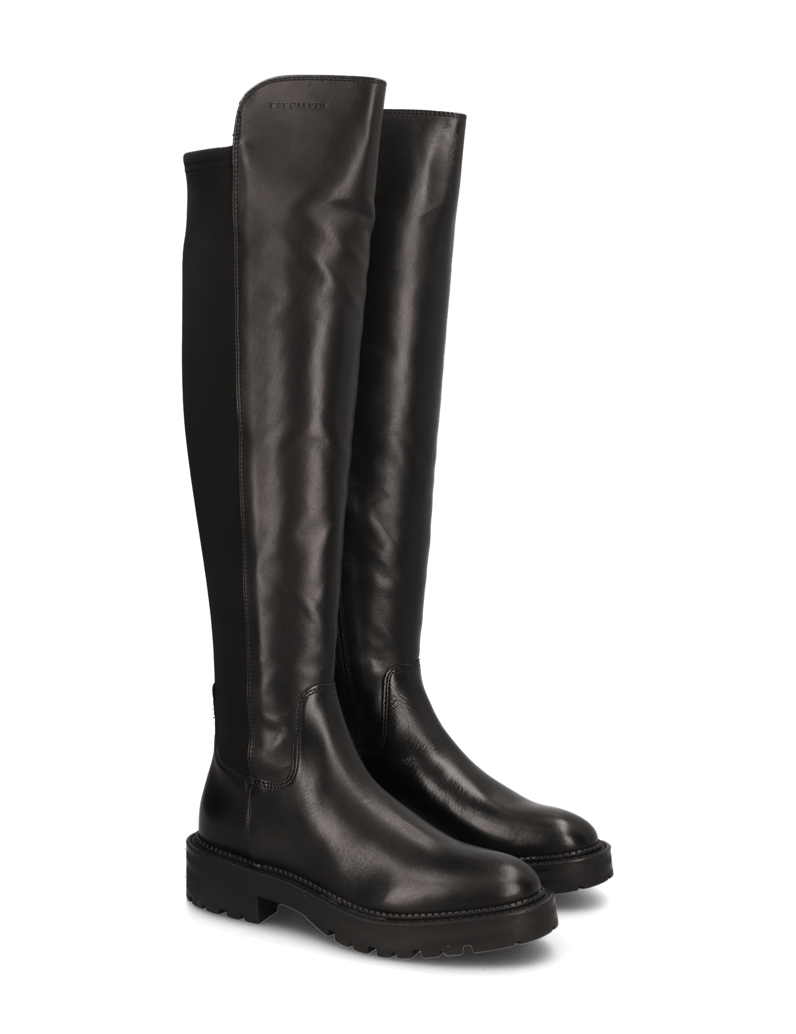 Pat-Calvin-Glattleder-Stiefel-schwarz