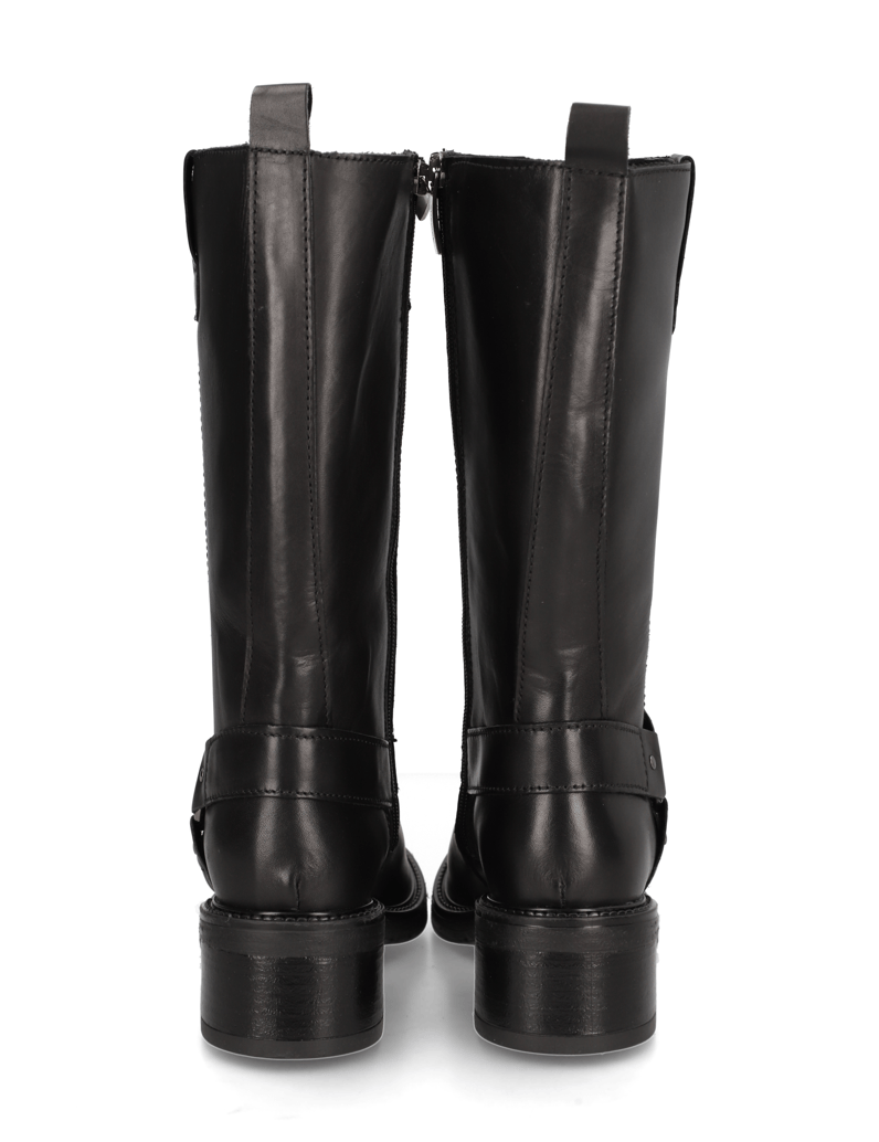 TAMARIS-Glattleder-Stiefel-braun