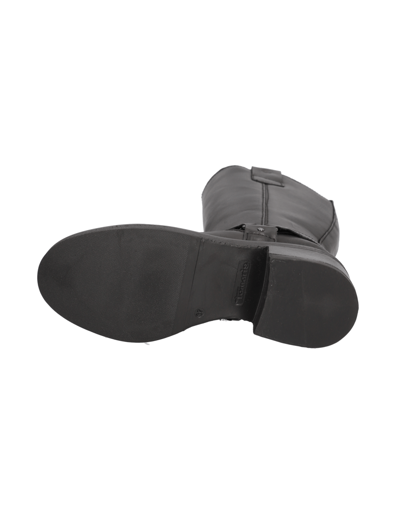 TAMARIS-Glattleder-Stiefel-braun