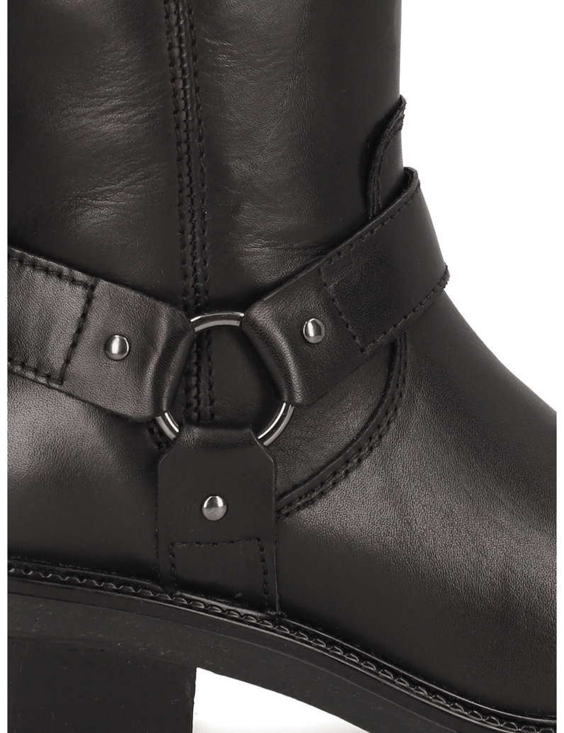 TAMARIS-Glattleder-Stiefel-braun