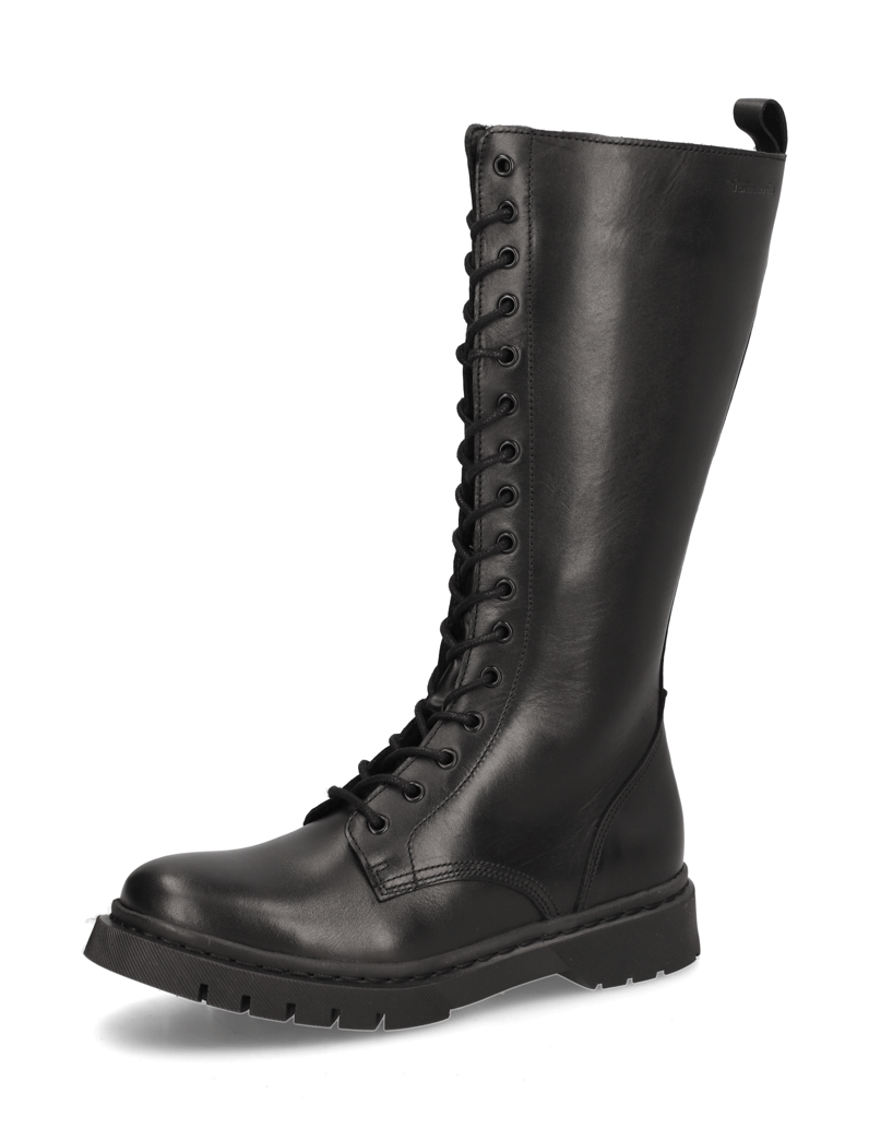 TAMARIS-Glattleder-Stiefel-schwarz