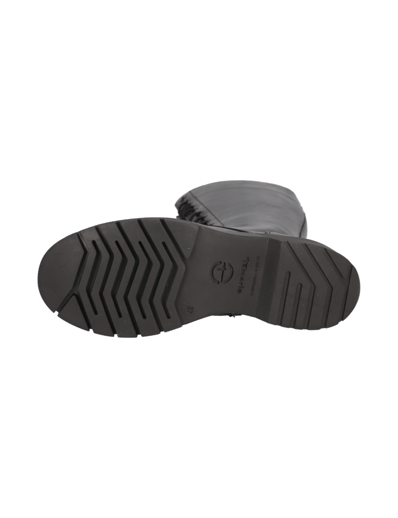 TAMARIS-Glattleder-Stiefel-schwarz