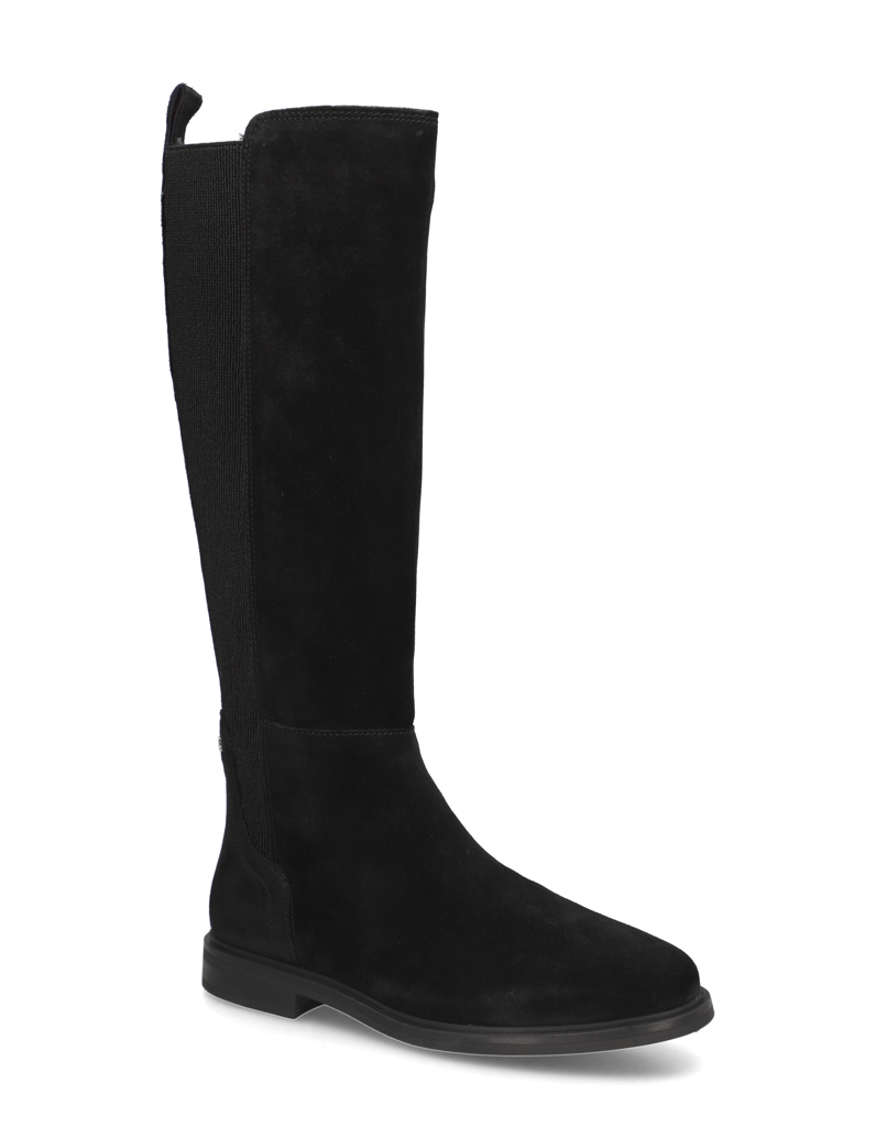 Tommy-Hilfiger-FLAG-SUEDE-LONG-BOOT-schwarz