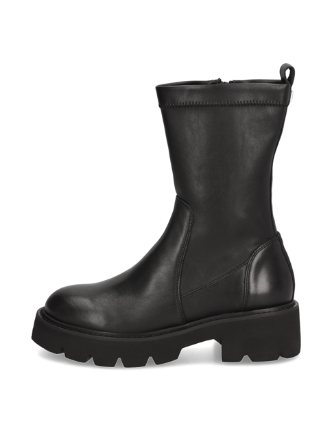 Lederkombination Boot