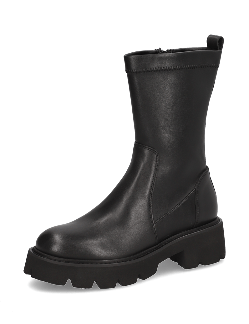 Kate-Gray-Lederkombination-Boot-schwarz