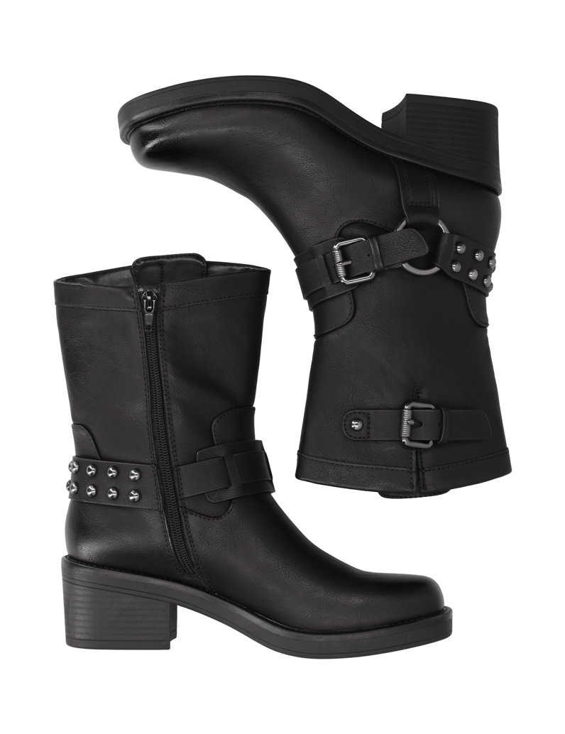 OMG!-Lederkombination-Boot-schwarz