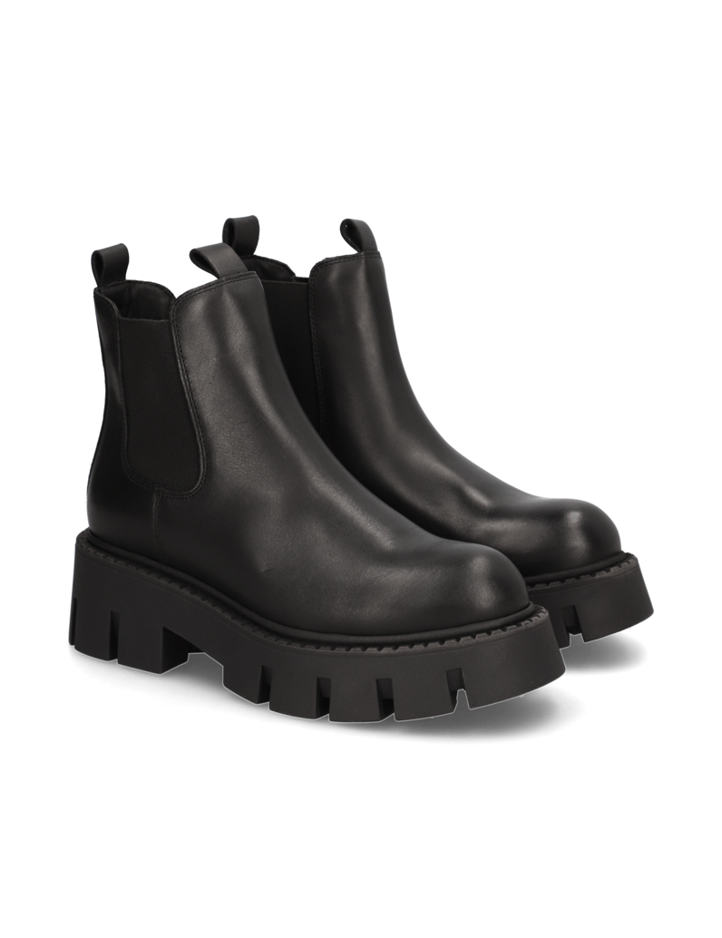 Kate-Gray-Glattleder-Chelsea-Boot-schwarz