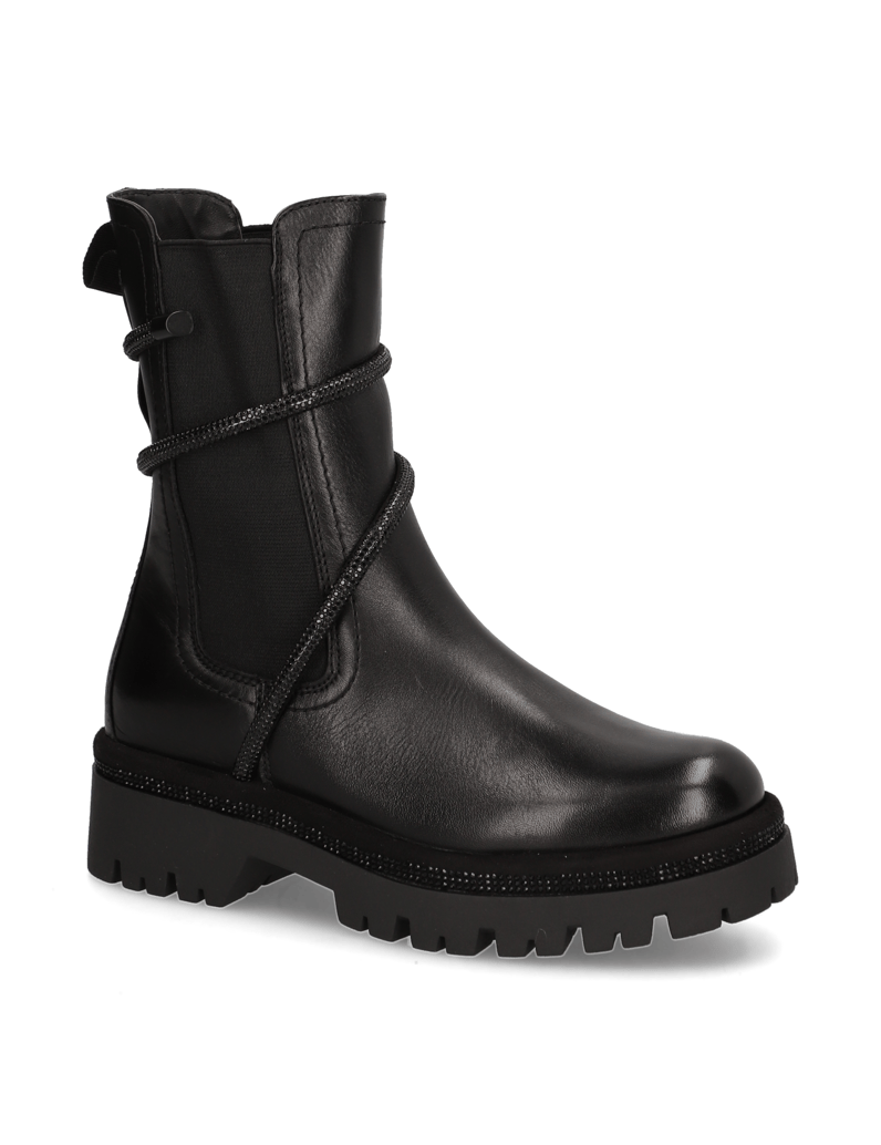 Kate-Gray-Glattleder-Chelsea-Boot-schwarz