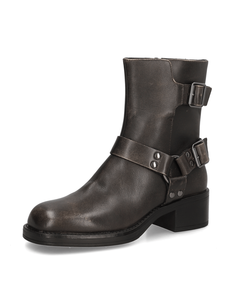 Kate-Gray-Glattleder-Boot-grau