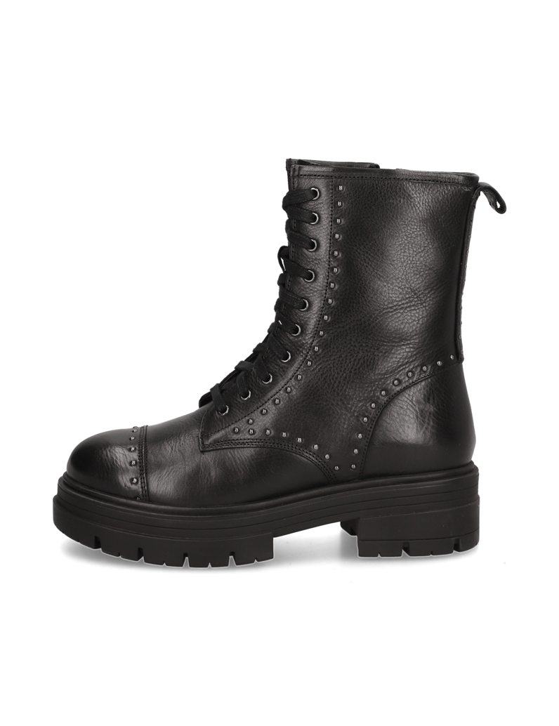Kate-Gray-Glattleder-Schnürboot-schwarz