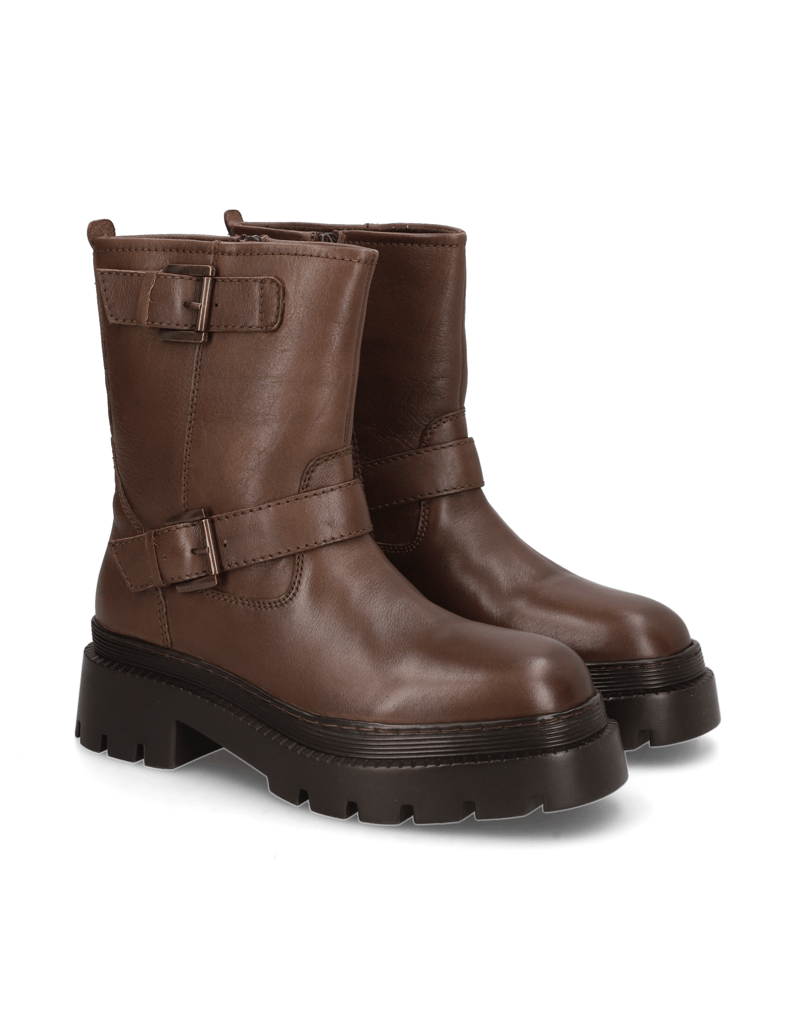 Kate-Gray-Glattleder-Boot-braun