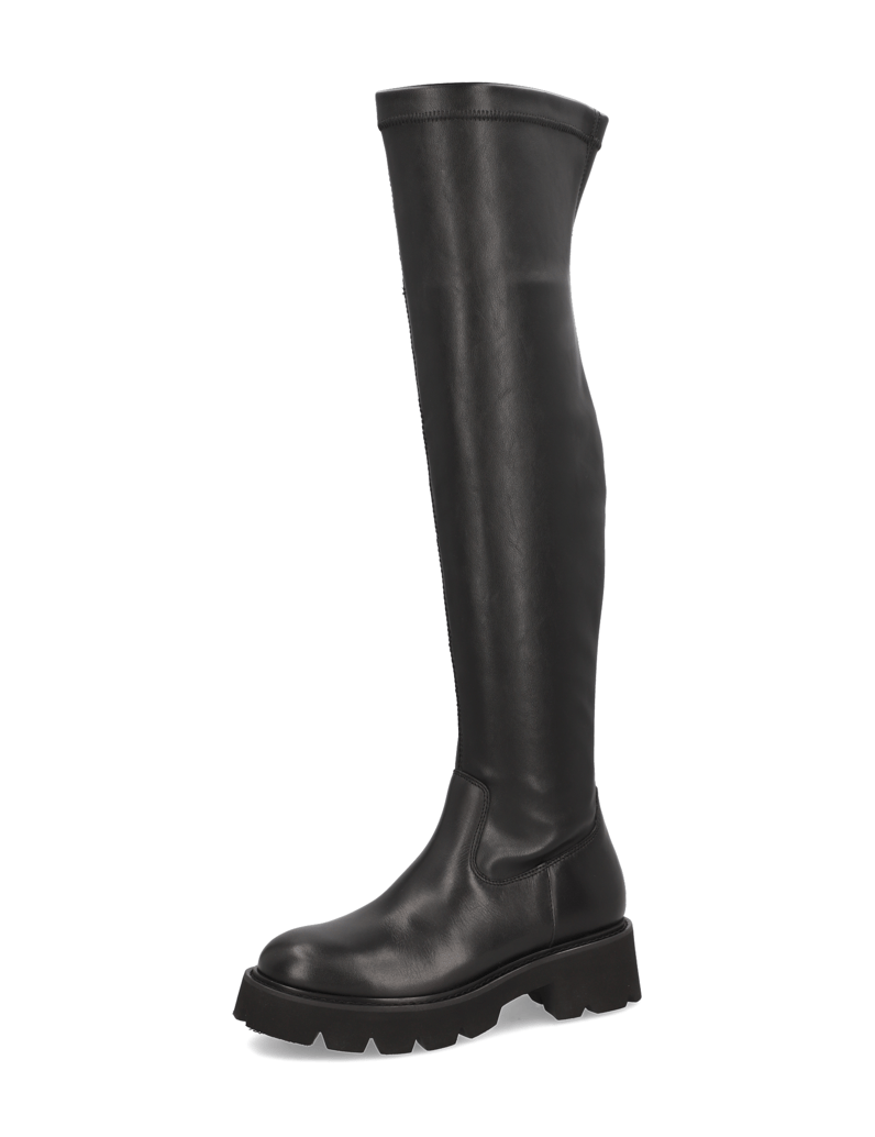 Kate-Gray-Lederkombination-Overknee-schwarz