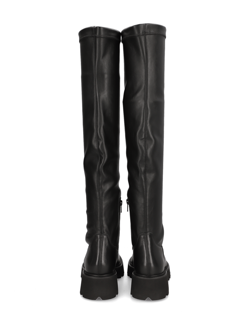 Kate-Gray-Lederkombination-Overknee-schwarz