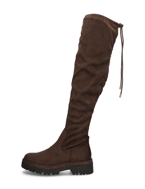 Veloursimitat Overknee