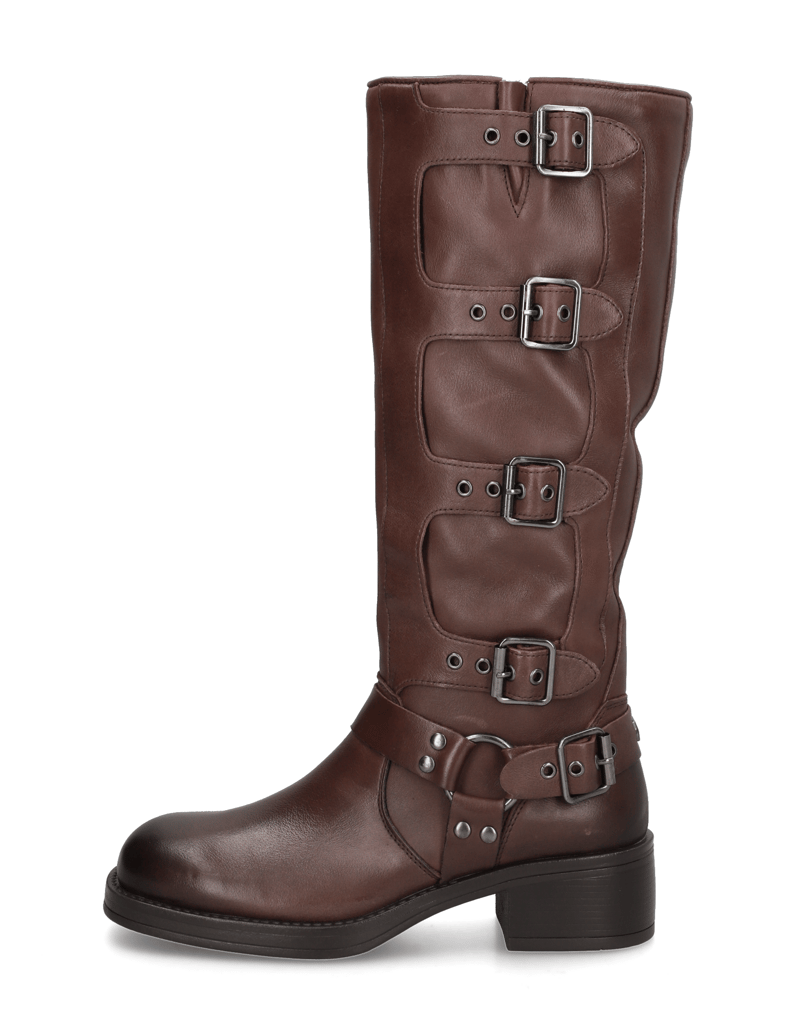 Kate-Gray-Glattleder-Stiefel-braun