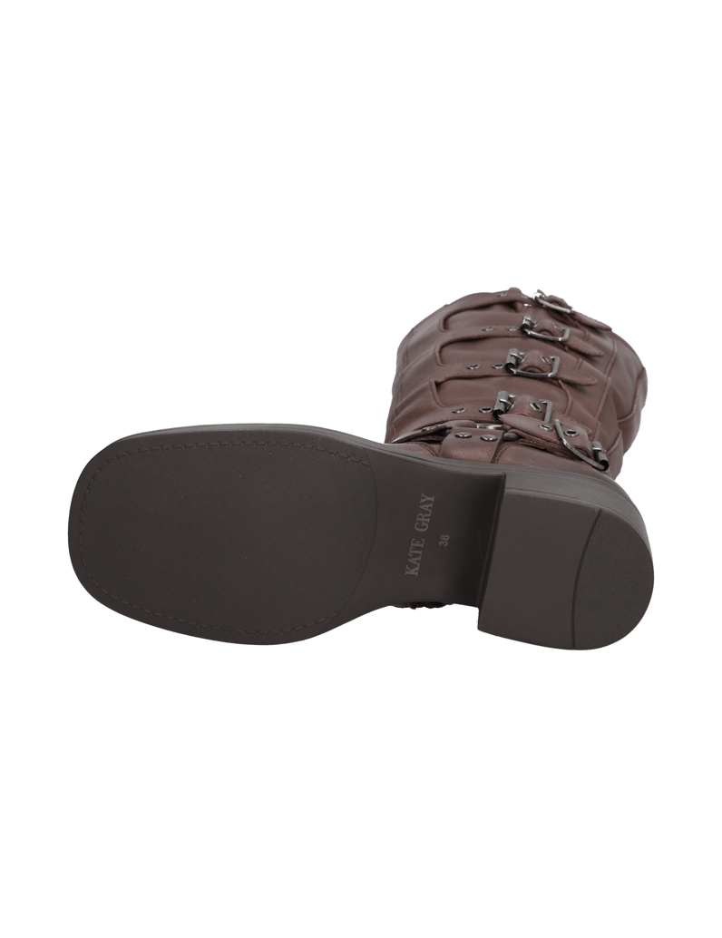 Kate-Gray-Glattleder-Stiefel-braun