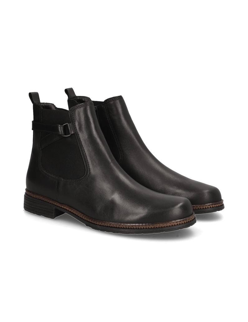 Gabor-Glattleder-Chelsea-Boot-schwarz