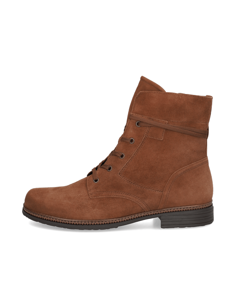Gabor-Veloursleder-Schnürboot-braun