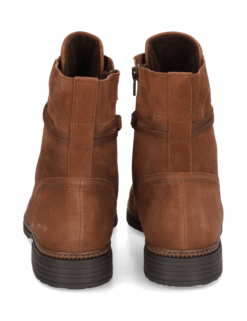 Gabor-Veloursleder-Schnürboot-braun