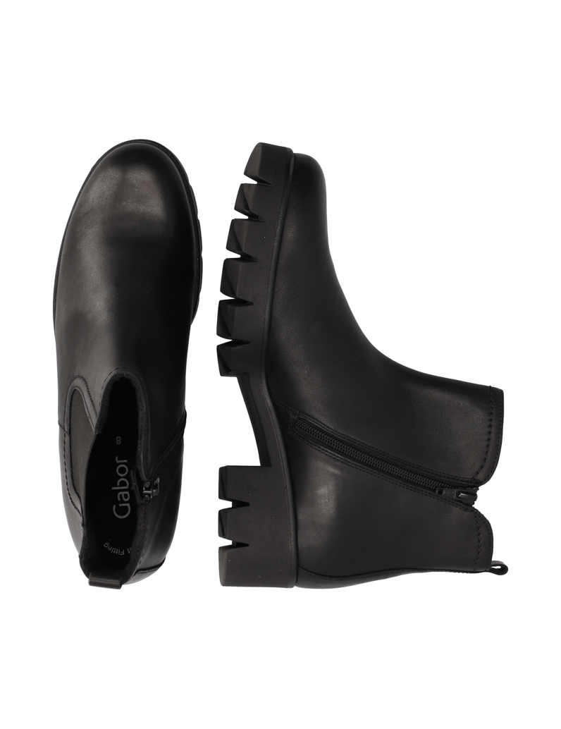 Gabor-Glattleder-Chelsea-Boot-schwarz