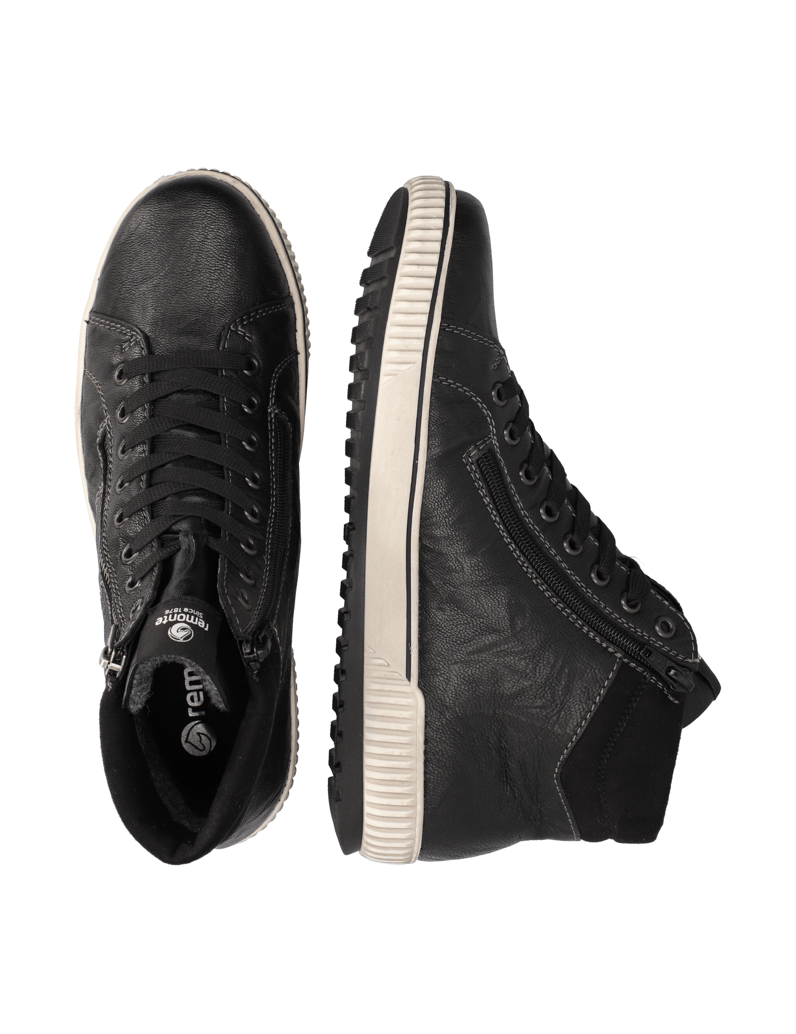 Remonte-Schnürstiefel-D0772-schwarz