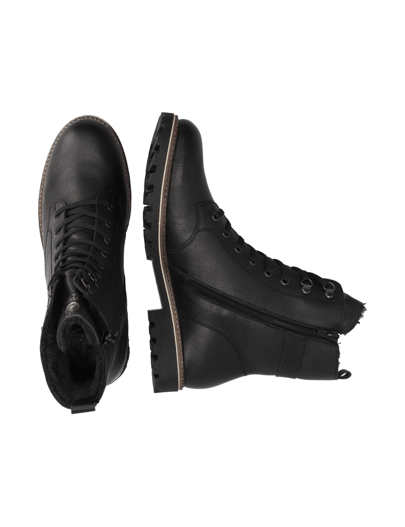 Remonte-Glattleder-Schnürboot-weiss