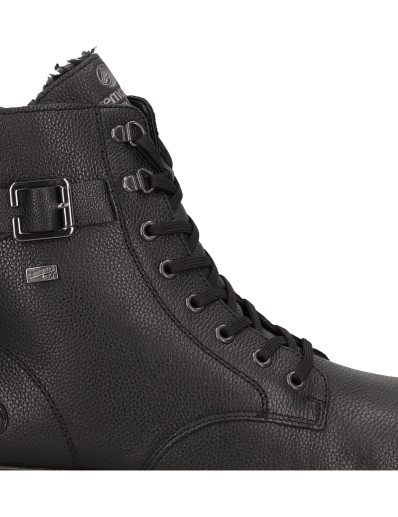 Remonte-Glattleder-Schnürboot-weiss