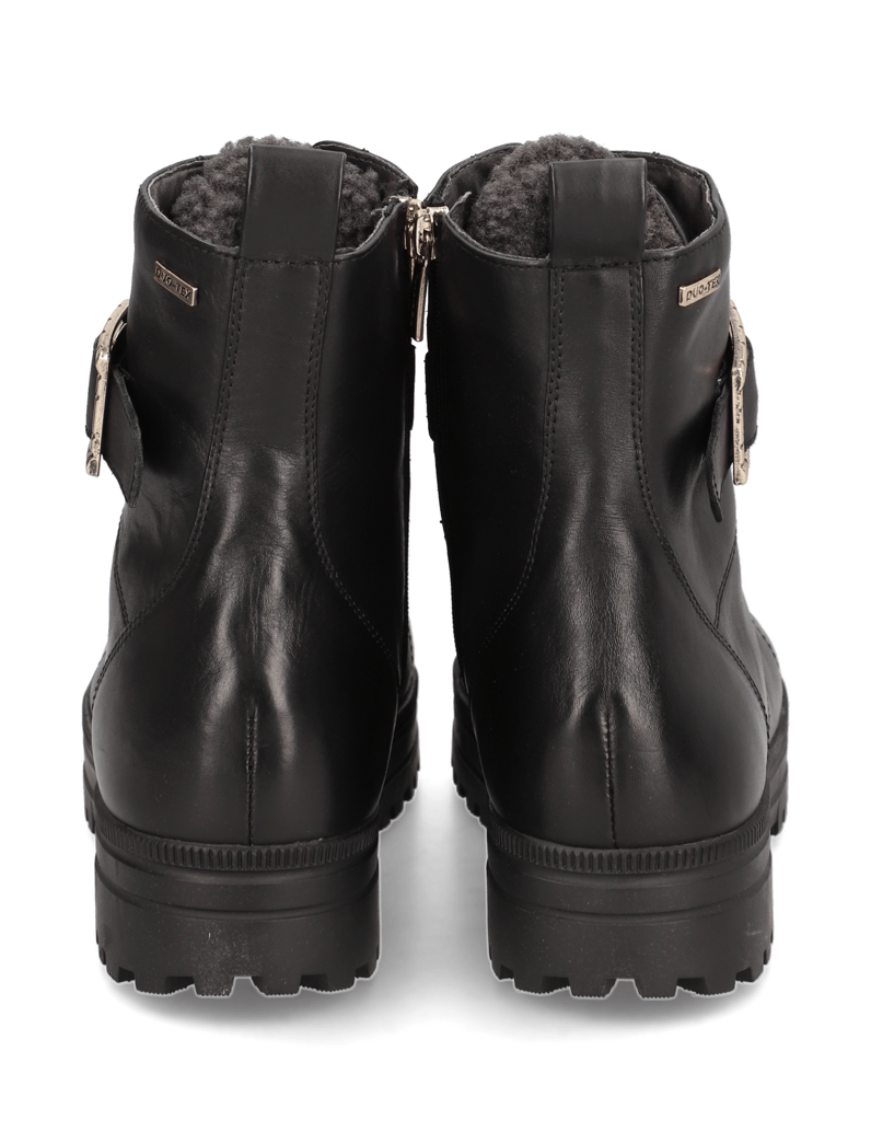 TAMARIS-Comfort-Glattleder-Schnürboot-beige