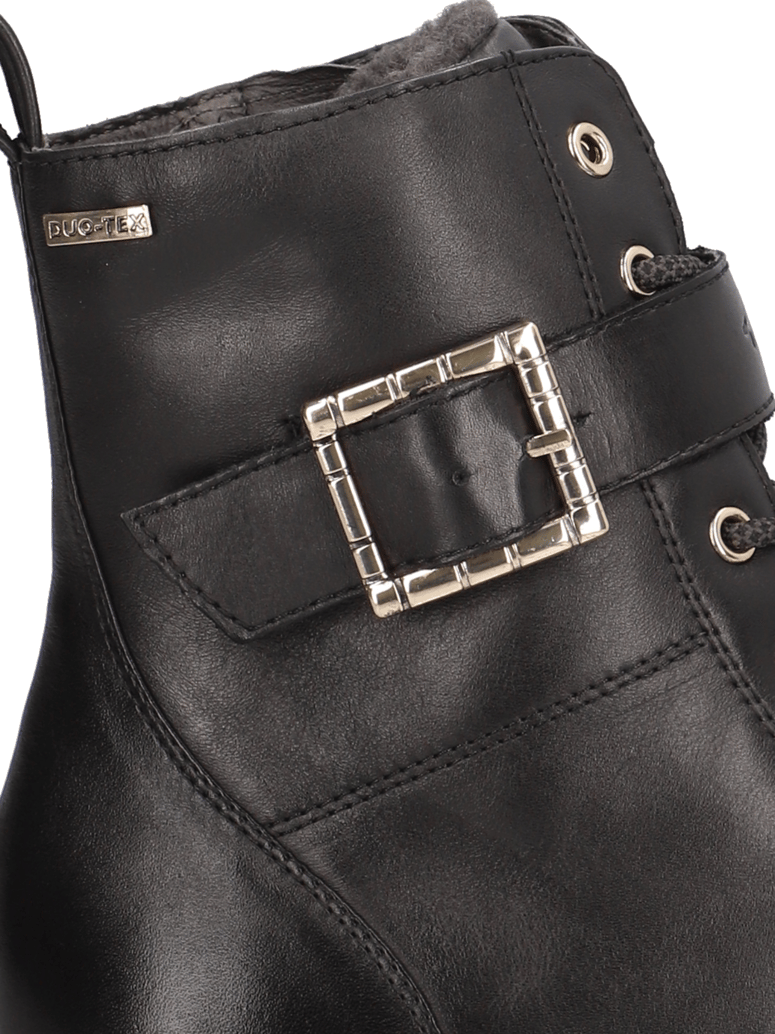 TAMARIS-Comfort-Glattleder-Schnürboot-beige