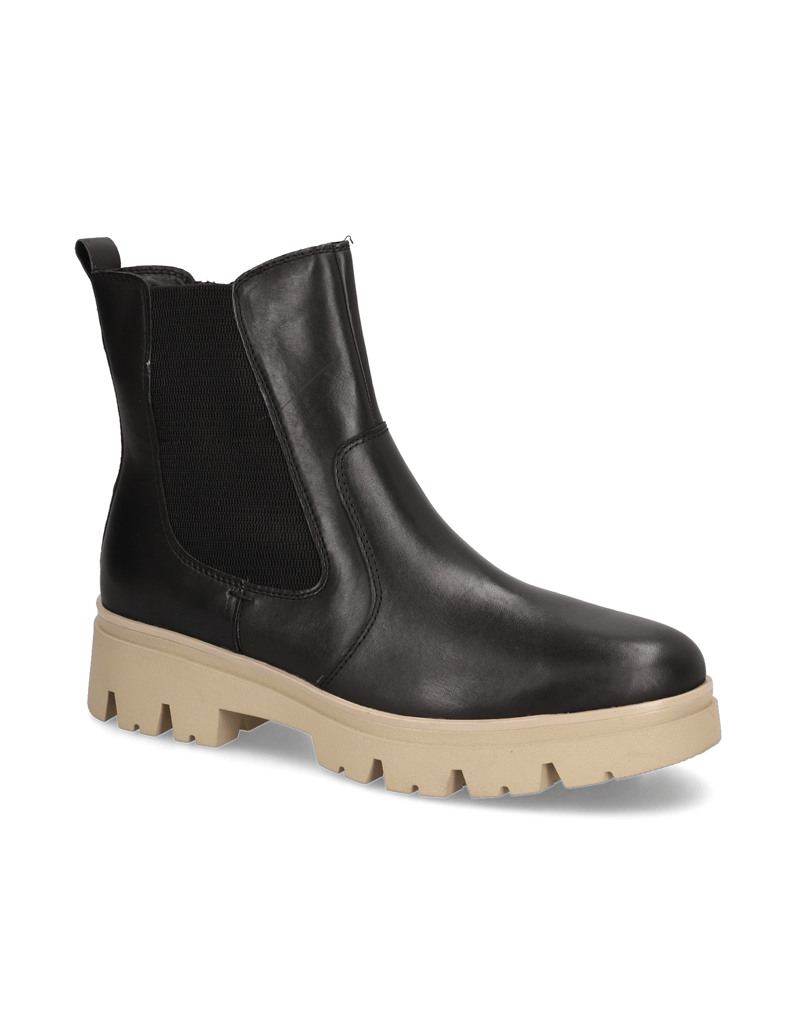 TAMARIS-Comfort-Glattleder-Chelsea-Boot-schwarz