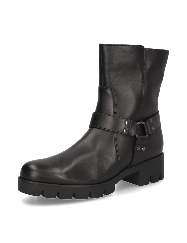 Gabor-Glattleder-Boot-schwarz