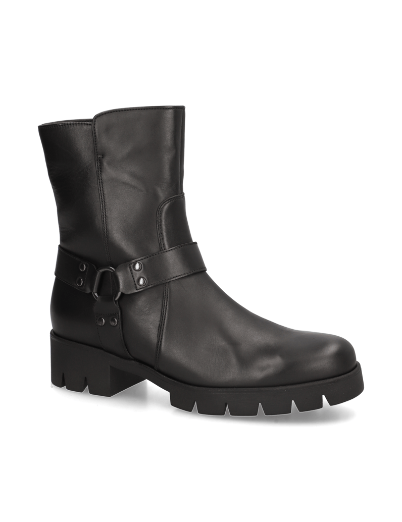 Gabor-Glattleder-Boot-schwarz