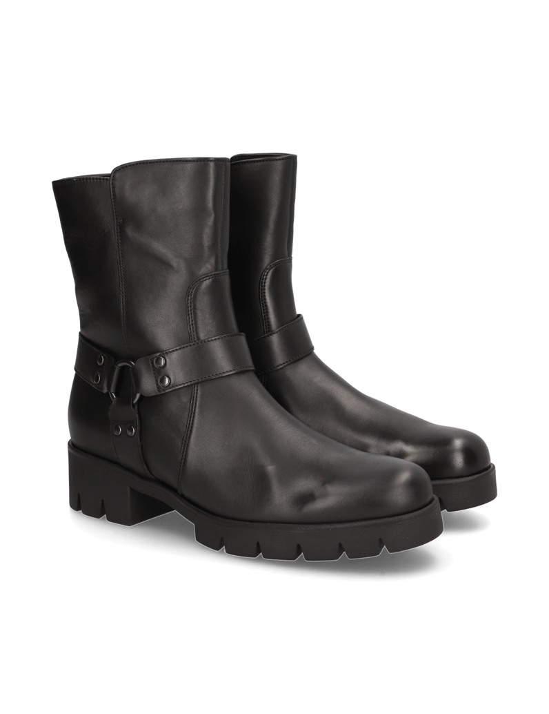 Gabor-Glattleder-Boot-schwarz