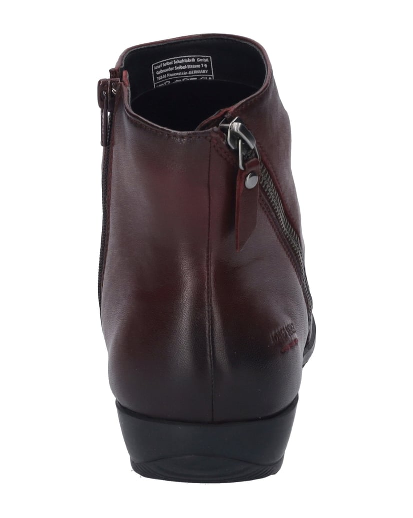 JOSEF-SEIBEL-JOSEF-SEIBEL-Naly-61-|-Stiefelette-für-Damen-|-Rot-schwarz