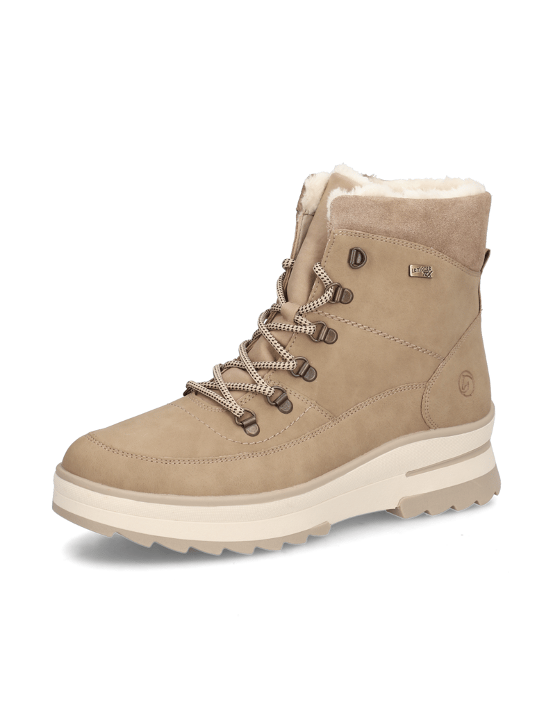 Remonte-Schnürboot-beige