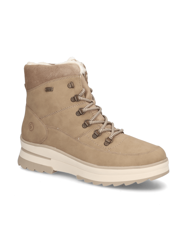 Remonte-Schnürboot-beige
