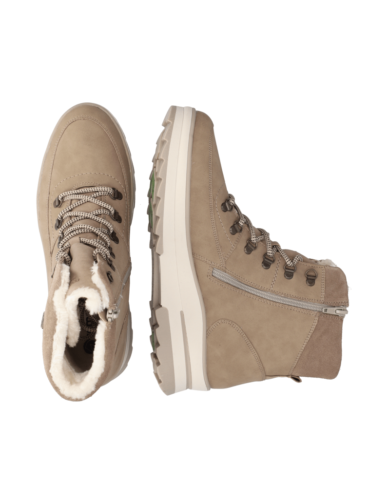 Remonte-Schnürboot-beige