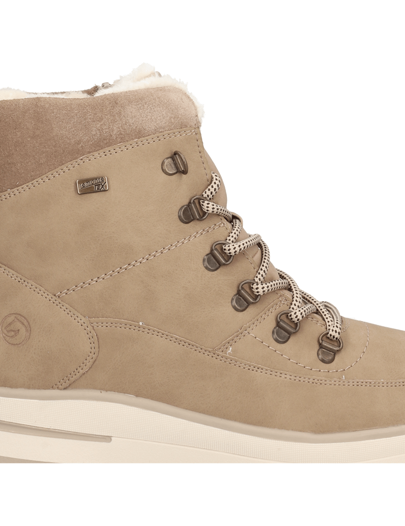 Remonte-Schnürboot-beige